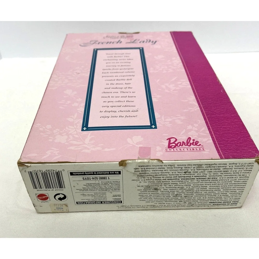 Barbie Mattel The Great Eras Collection French Lady in Box #16707 Vintage 1996
